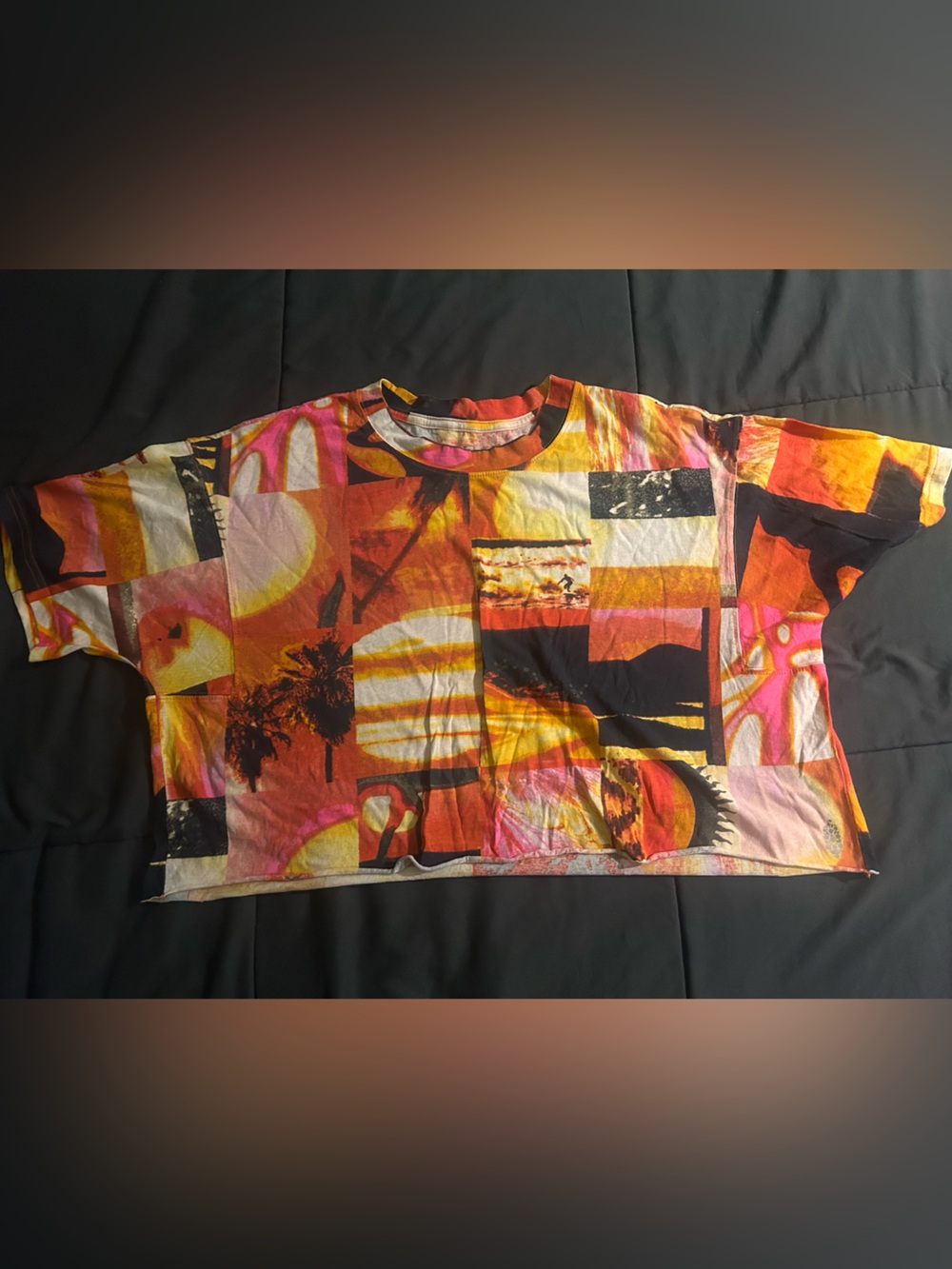 FP Movement by Free People Inspire Tee in Orange, Pink & Yellow